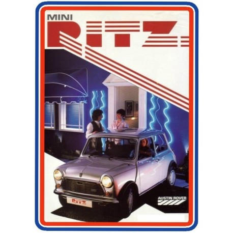Austin Rover Mini Ritz Full Engine Bay Sticker Bundle