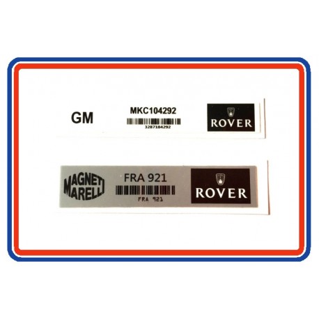 Rover Mini MPi 2 Piece Sticker Bundle