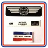 Rover Mini Cooper SPi 3 Piece Sticker Bundle