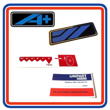 Morris Ital 4 piece sticker bundle