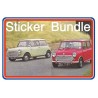 Morris Mini Mk2 850 1000 & Cooper 2 Piece Sticker Bundle