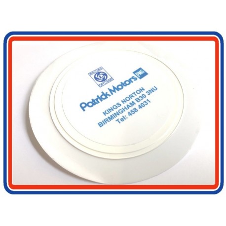 Patrick Motors PNG Kings Norton Replica Tax Disc Holder