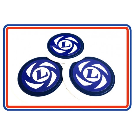 British Leyland Plughole Tax Disc Holder Blue Background