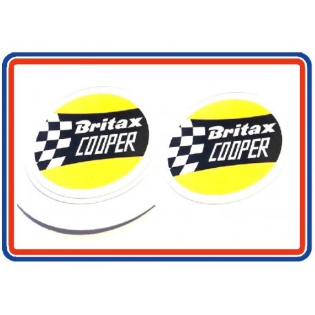 Britax Cooper Replica Tax Disc Holder & Britax Cooper Replica Sticker Bundle