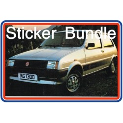 MG Metro 4 Piece Sticker Bundle
