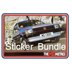 MG Metro 5 Piece Sticker Bundle