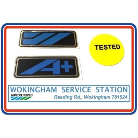 Austin Metro 3 Piece Sticker Bundle + Replica Dealer Sticker
