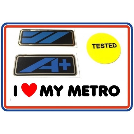 Austin Metro 3 Piece Sticker Bundle + I Love My Metro Sticker
