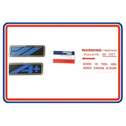 Austin Metro 4 Piece Sticker Bundle