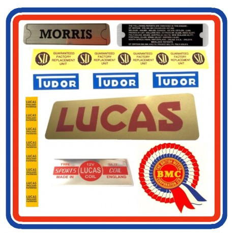 Morris Minor 1000 1956-1962 8 Piece Sticker Bundle