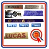 Morris Minor 1000 1962-1968 8 Piece Sticker Bundle