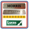 Morris Minor 1000 1968-1971 4 Piece Sticker Bundle