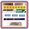 Morris Minor 1000 1968-1971 8 Piece Sticker Bundle