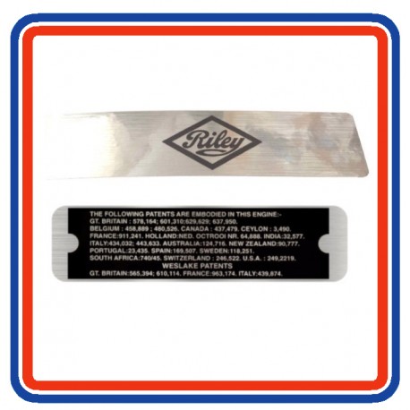 Riley Elf Mk3 Engine Bay 2 Piece Sticker Bundle