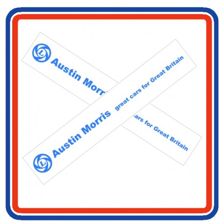 Austin Morris - great cars for Great Britain Window Sticker