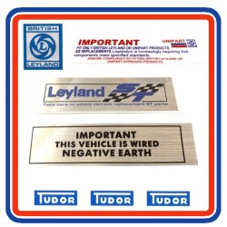 Mini 1275GT 5 Piece Engine Bay Sticker Bundle 75 on