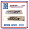 Mini 1275GT 5 Piece Engine Bay Sticker Bundle 75 on