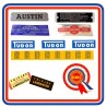 Mk2 Austin Mini 8 Piece Engine Bay Sticker Bundle