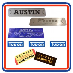 Mk1 Austin Mini 5 Piece Engine Bay Sticker Bundle