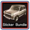 Austin Morris Mini 1100 Special 6 Piece Engine Bay Sticker Bundle