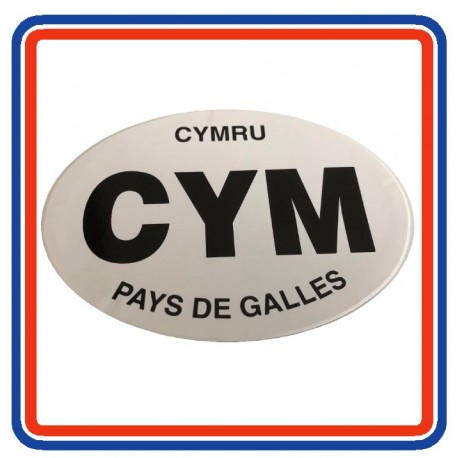CYMRU "CYM" PAYS DE GALLES Bumper Sticker