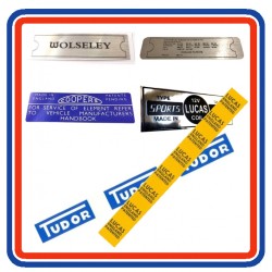 Wolseley Hornet 6 Piece Engine Bay Sticker Bundle 1963-1966