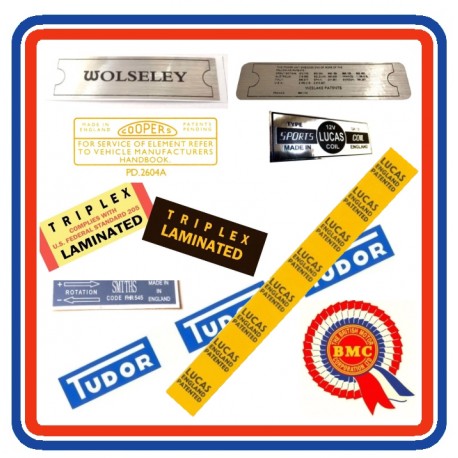 Wolseley Hornet Deluxe Sticker Bundle 1961-1963