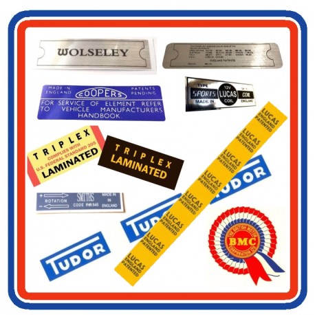  Wolseley Hornet Deluxe Sticker Bundle 1963-1966 