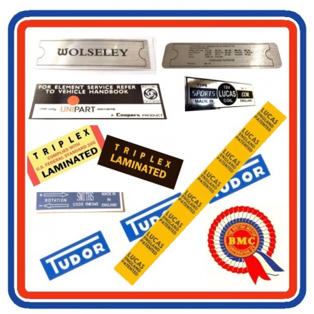 Wolseley Hornet Deluxe Sticker Bundle 1966-1969  