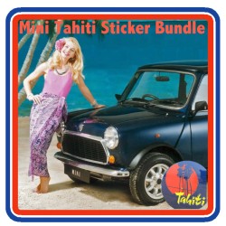 Rover Mini Tahiti Full Engine Bay Sticker Bundle