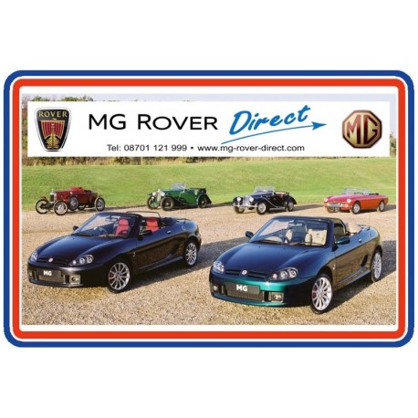 MG Rover Direct Replica Window Sticker 