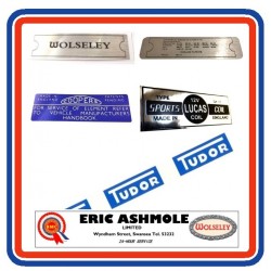 Wolseley Hornet 5 Piece Engine Bay Sticker Bundle 1963-1966 + Dealer Sticker