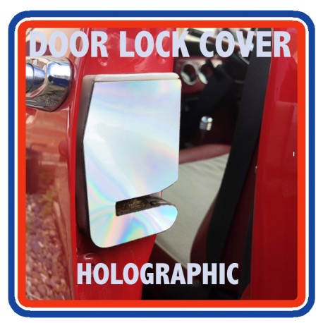 Holographic Mini Side Door Lock Mechanism Cover (pair)