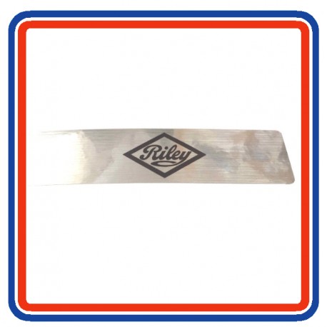 Riley Brushed Aluminium Rocker Cover Sticker ST216