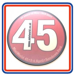 Mini 45 Window Sticker - Genuine