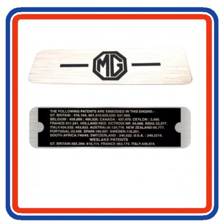 MGB & GT 2 Piece Engine Bay Sticker Bundle