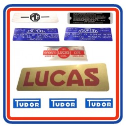 MGB & GT 7 Piece Engine Bay Sticker Bundle