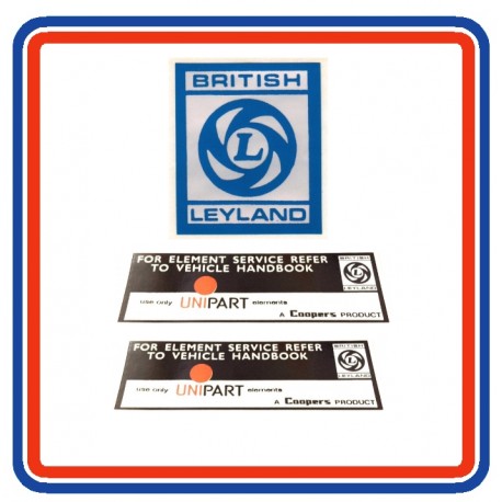 MGB V8 2 Piece Engine Bay Sticker Bundle
