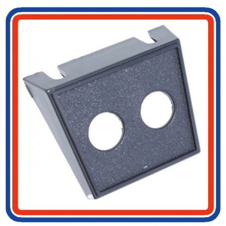 British Leyland Replica Under Dash  Black Twin Round Hole Switch Panel