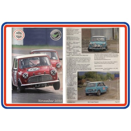 Mini Cooper Register Magazine November 2010