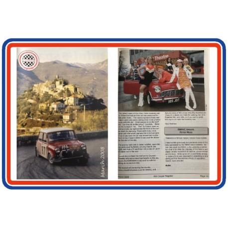 Mini Cooper Register Magazine March 2008