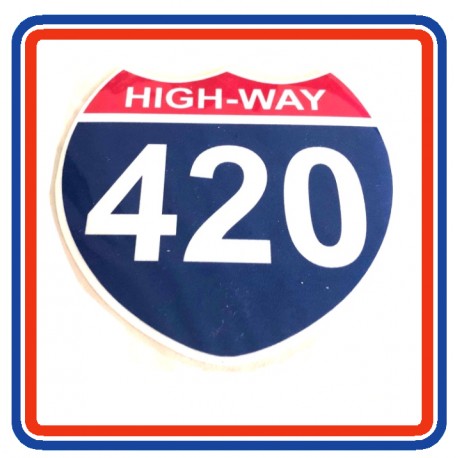 HIGH-WAY 420 Bumper Sticker