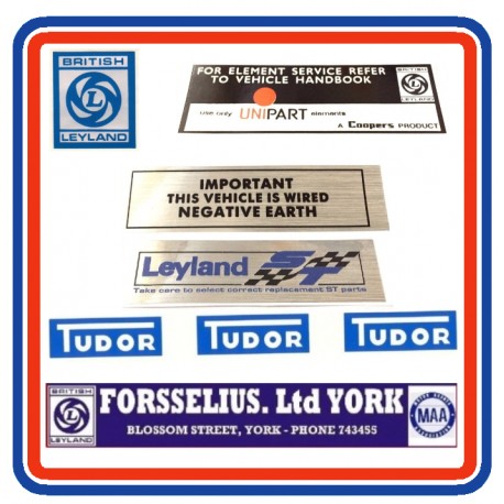 Mini Clubman Sticker Bundle 5 with Dealer Sticker