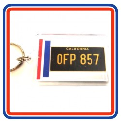 Herbie The Love Bug Licence Plate Key Ring
