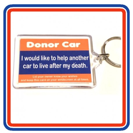 DONOR Car Novelty Key Ring