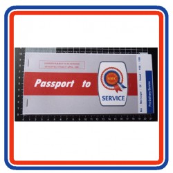 BMC Morris Mini, Cooper, Cooper S, Moke, Van & Pickup Replica Maintenance Service & Voucher Book 1964