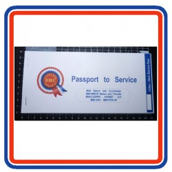 BMC Austin Mini Cooper Replica Maintenance Service & Voucher Book 1963