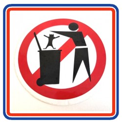 Do Not Place Cats in Wheelie Bins Sticker