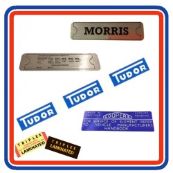 Morris Mini Mk1 850 1000 & Cooper Sticker Bundle 4