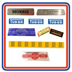 Morris Mini Mk1 850 1000 & Cooper Sticker Bundle 6